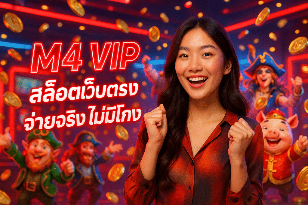 M4 VIP สล็อตเว็บตรง จ่ายจริง ไม่มีโกง