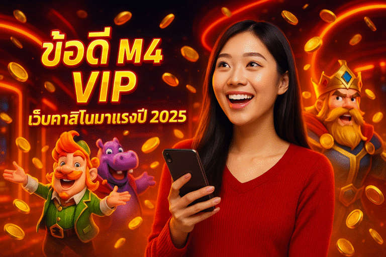 ข้อดี M4 VIP เว็บคาสิโนมาแรงปี 2025