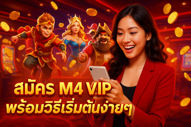 สมัคร M4 VIP พร้อมวิธีเริ่มต้นง่ายๆ