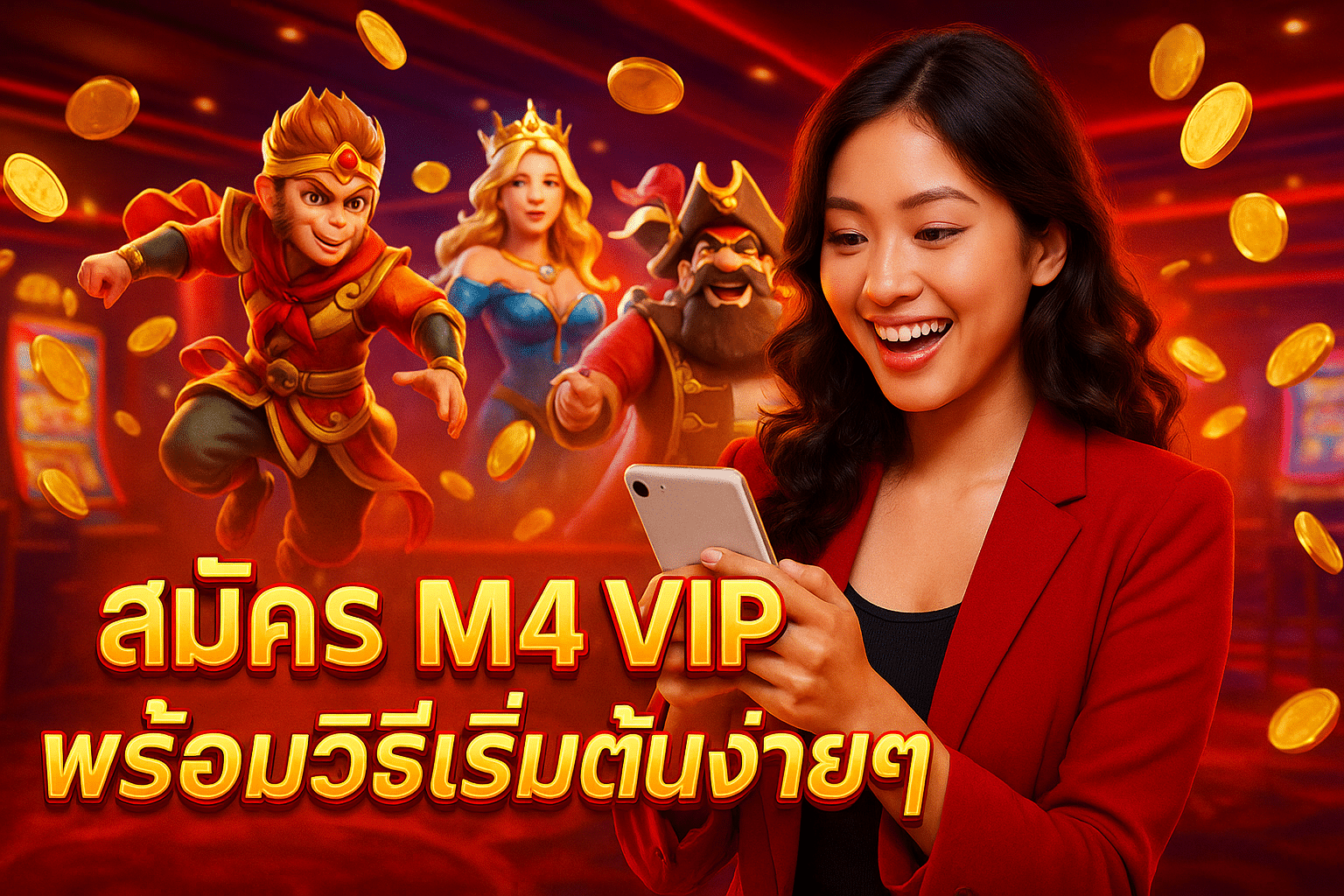 สมัคร M4 VIP พร้อมวิธีเริ่มต้นง่ายๆ