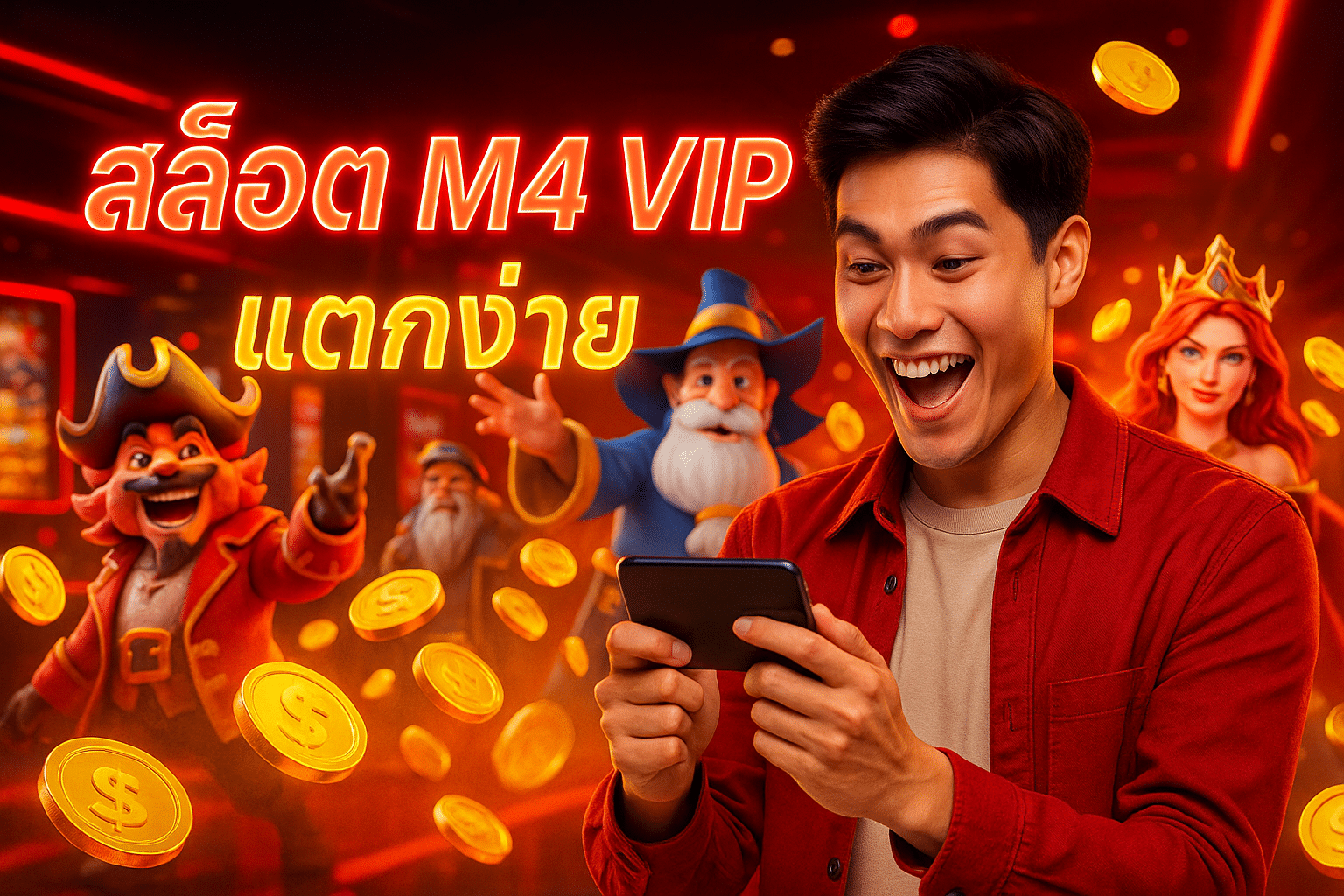 สล็อต M4 VIP แตกง่าย มีค่ายดังเพียบ