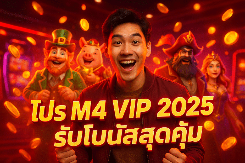 โปร M4 VIP 2025 รับโบนัสสุดคุ้ม