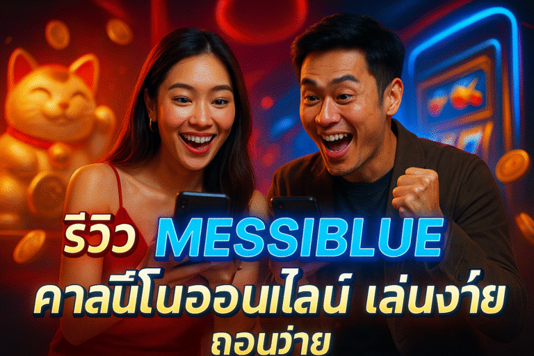 รีวิว MESSIBLUE คาสิโนออนไลน์ เล่นง่าย ถอนไว