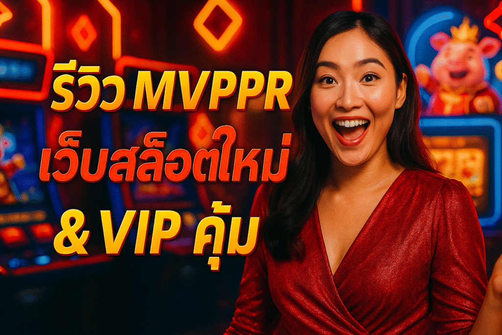 รีวิว MVPPR เว็บสล็อตใหม่ คืนยอดเสีย & VIP คุ้ม